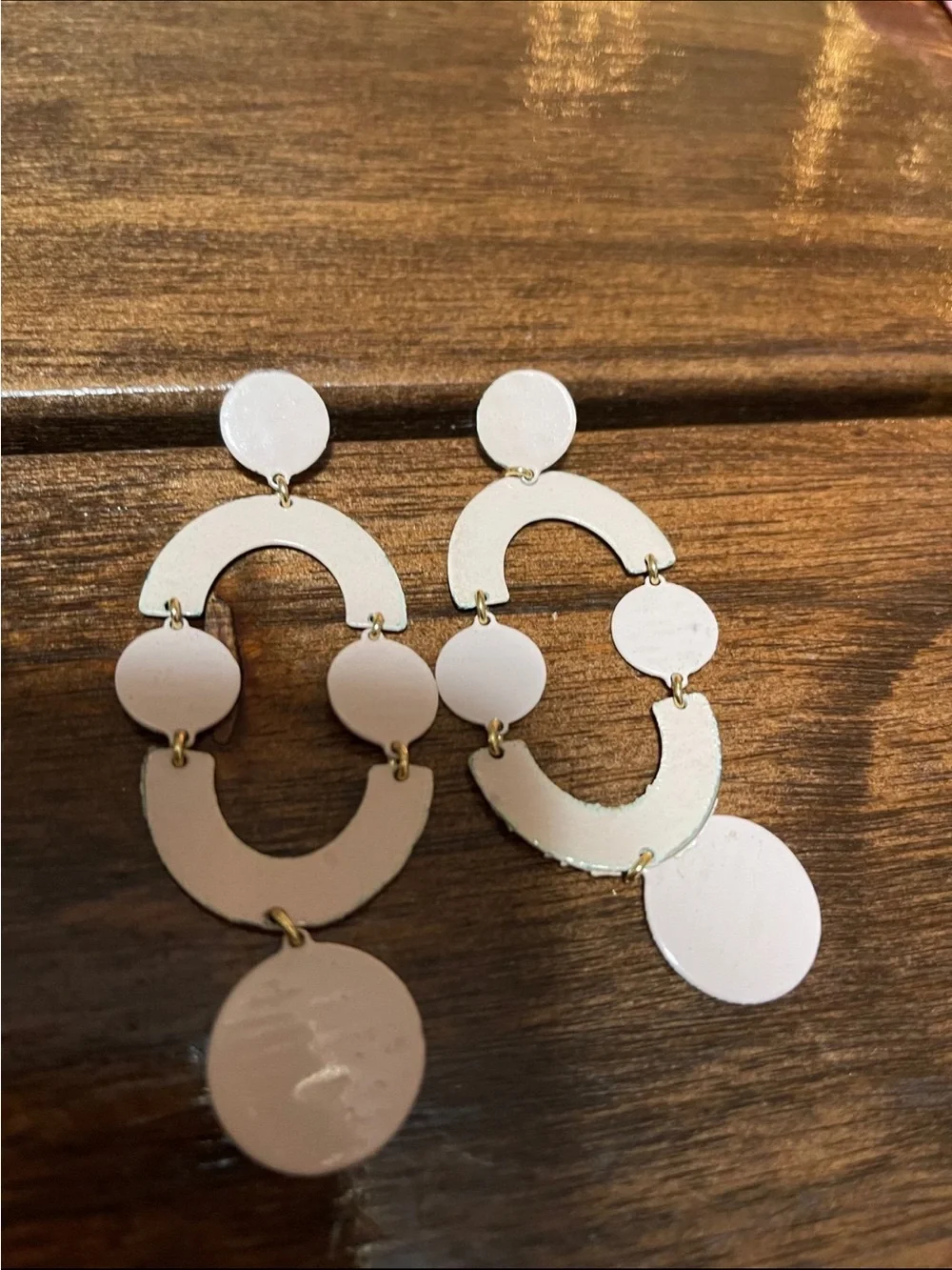 J Crew Earrings - Navy & Pink